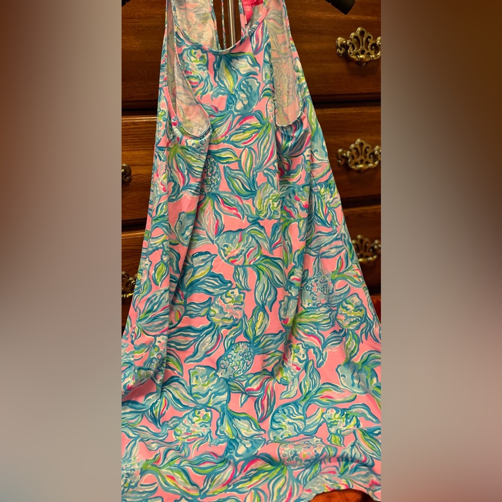 Lilly Pulitzer Pink and Blue Mini Dress - Picture 2 of 4